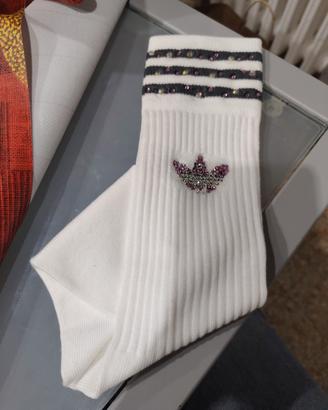 calzini adidas con brillantini