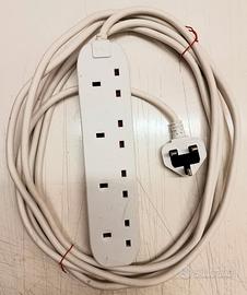 Ciabatta multipresa tipo G per UK