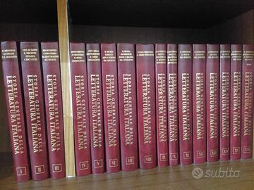 STORIA GENERALE DELLA LETTERATURA ITALIANA 16 Vol