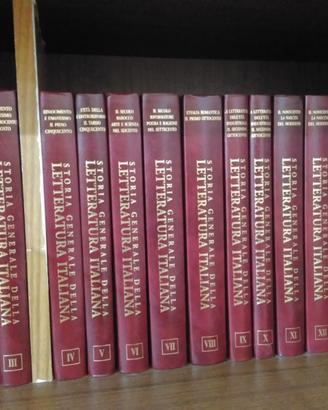 STORIA GENERALE DELLA LETTERATURA ITALIANA 16 Vol