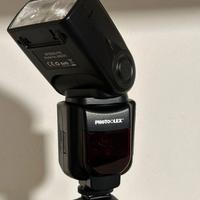 Flash a slitta per Canon Photo Lex