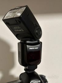 Flash a slitta per Canon Photo Lex