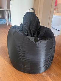 Pouf “fantozzi” nero