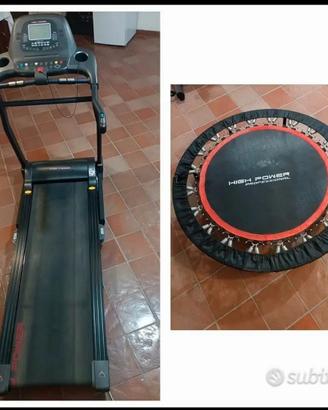 PACCHETTO FITNESS (TAPIS ROULANT + TRAMPOLINO)