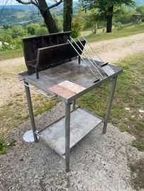 Barbecue bbq acciaio inox