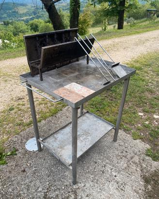 Barbecue bbq acciaio inox