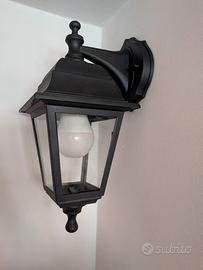 Applique da esterno IP44 E27 in plastica