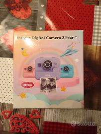 macchina fotografica bambina rosa 