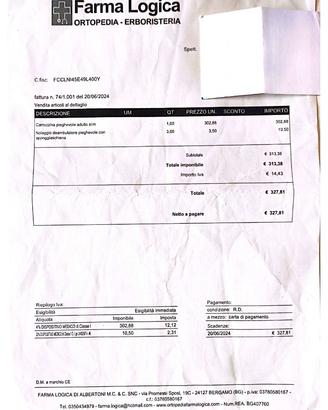Carrozzina pieghevole adulto slim