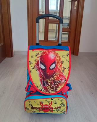 Zaino scuola con carrello