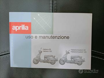 Manuale originale scooter aprilia habana 50 125 cc