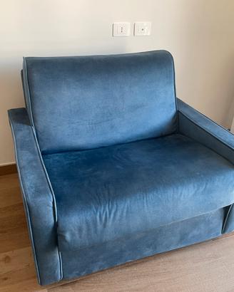 Poltrona letto singolo ribalta rete elettrosaldata