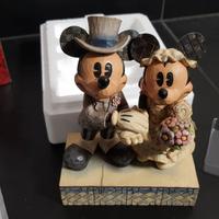 Statuina showcase disney topolino e topolina sposi