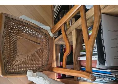 sedie vintage in legno