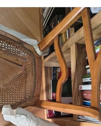sedie vintage in legno