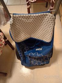 Gimi Tris Floral Carrello Portaspesa, 56 litri, Si