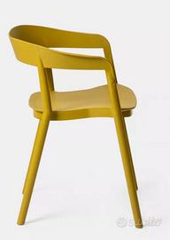 6 sedie impilabili in polipropilene