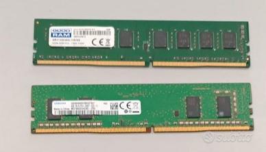Memoria RAM DDR4 4GB + 8GB