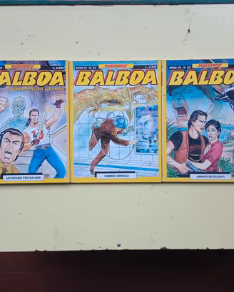 Albi a fumetti BALBOA e GORDON LINK (anni '90)