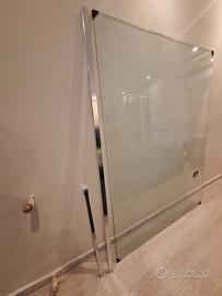Vetro Doccia Walk-In 140x190 cm + Profili 