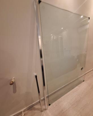 Vetro Doccia Walk-In 140x190 cm + Profili 