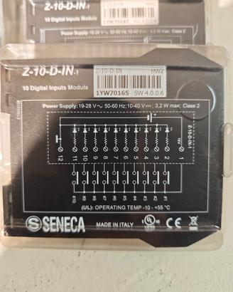 NUOVO Seneca Z-10-D-IN Modulo 10 ingressi / RS485