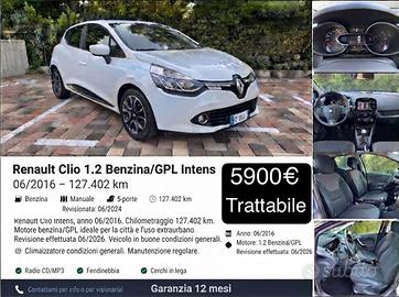 Renault Clio 1.2 Benzina/GPL Intens