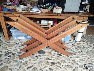 BASE PER TAVOLO IN LEGNO