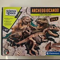 Clementoni Archeogiocando T-Rex e Smilodon