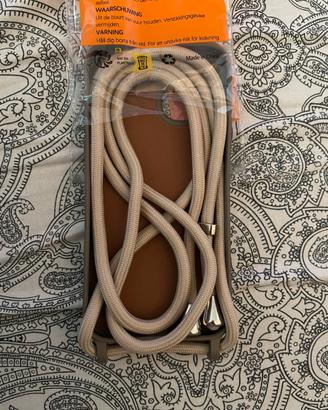 Custodia a tracolla iPhone 12/12 Pro - marrone