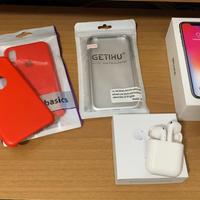 Scatola iphone x + accessori