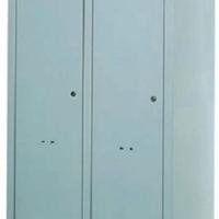 Armadio spogliatoio a 2 posti grigio