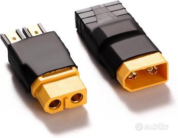 2 Adattatori TRX a XT60 per Batterie LiPo RC