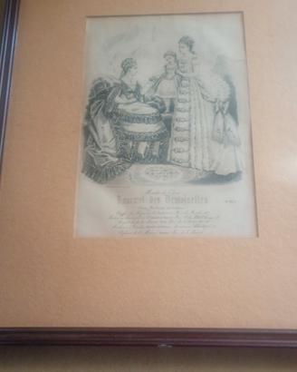 Stampa d' epoca parigina