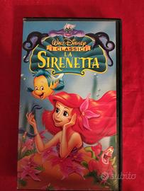 videocassetta VHS originale Disney "La Sirenetta"