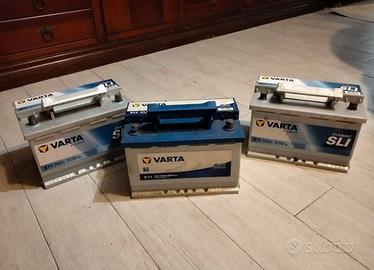 Batterie varta 74Ah usate poco come nuove
