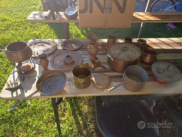 oggetti di rame 