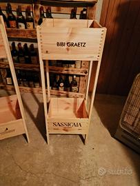 mobiletto cassette vino