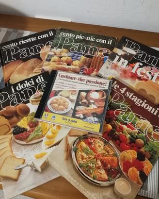 libri di ricette con il pane  + DVD cucina