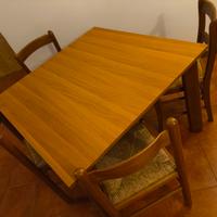 tavolo allungabile + 4 sedie