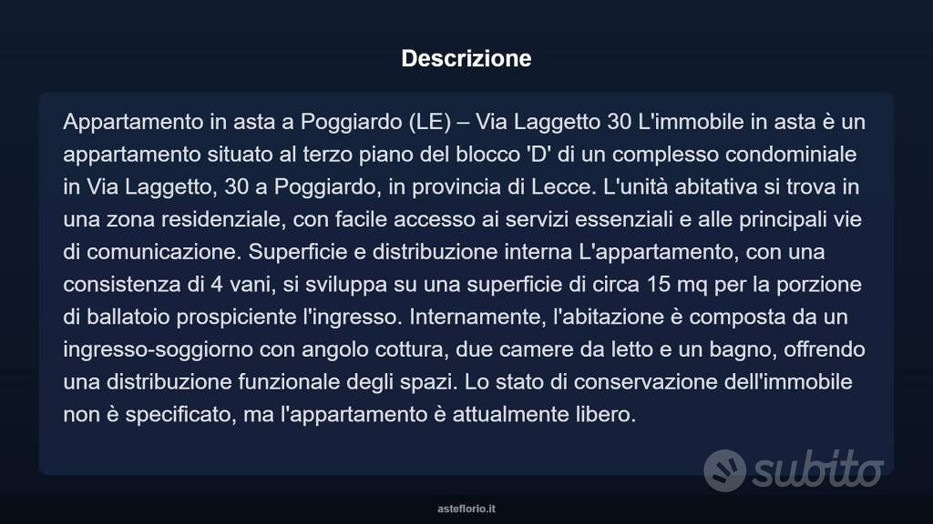 Appartamento – Poggiardo, Vaste - Vista 3