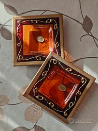 Coppia di Svuotatasche Artigianali Decorato a Mano