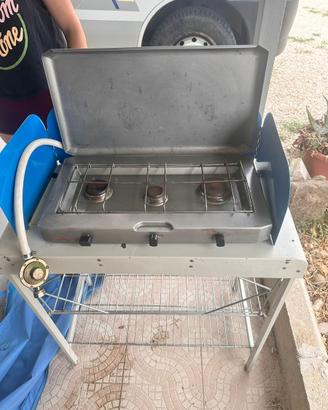 Fornello esterno campeggio