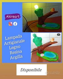 Lampada artigianale da interno per bimbi