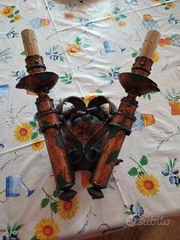 Torciere da parete (applique in ferro battuto)