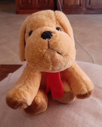 peluche a forma di cane