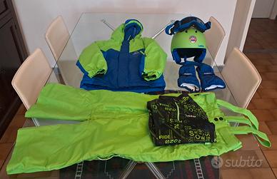 abbigliamento completo sci bimbo
