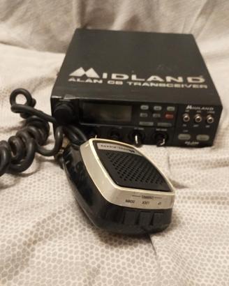 Cb baracchino Midland Alan 48 plus  + microfono 