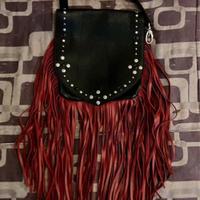 Borsa tracolla AMMA artigianale in vera pelle