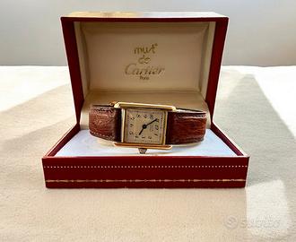Cartier Tank Must Vermeil originale + scatola